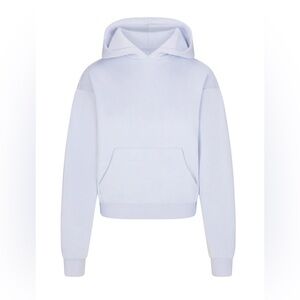 SKIMS LIMITED EDITION: PERIWINKLE COTTON FLEECE CLASSIC HOODIE SIZE M NWT